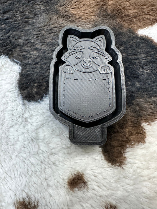Raccoon Pocket Mold