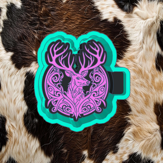 DEER HEAD WITH FILIGREE