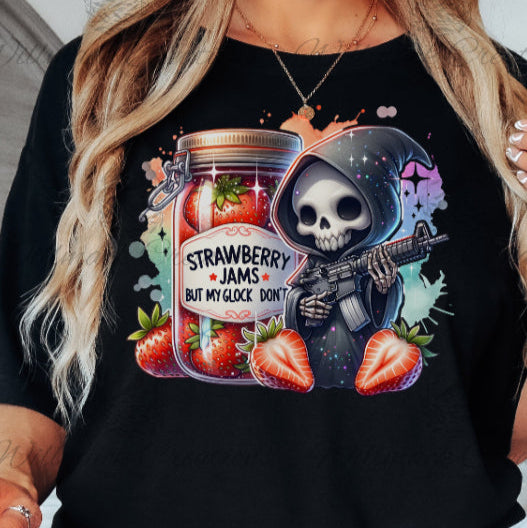 Grim Reaper Strawberry Jams, but My Glock Don't