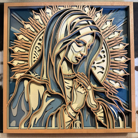 3D Virgin Mary