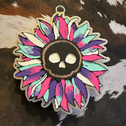 Skull Sunflower - Plumeria