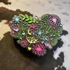 Floral Heart - Fierce