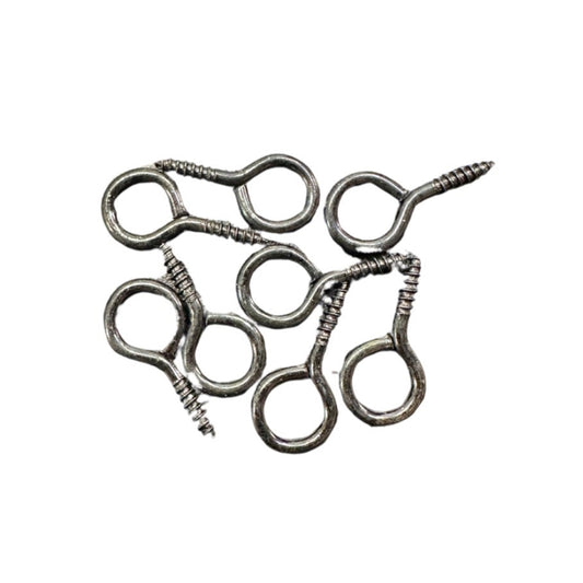 1” black eyelet screws